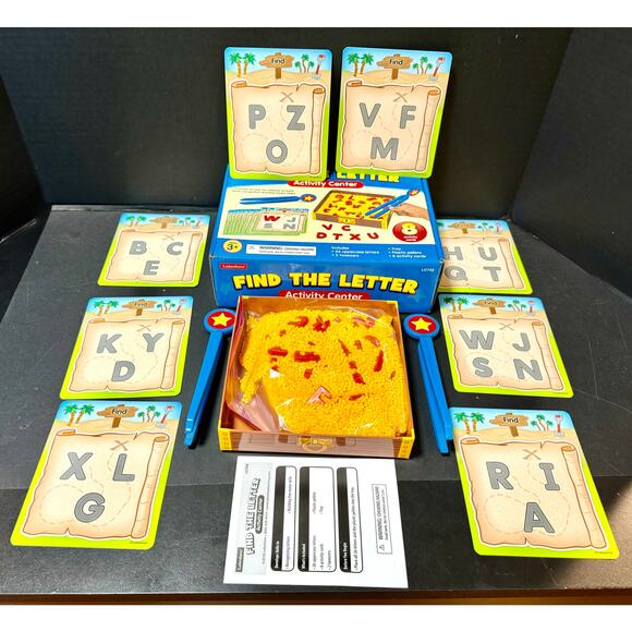 Lakeshore Find the Letter Activity Center alphabet seek & find learning - Picture 2 of 4